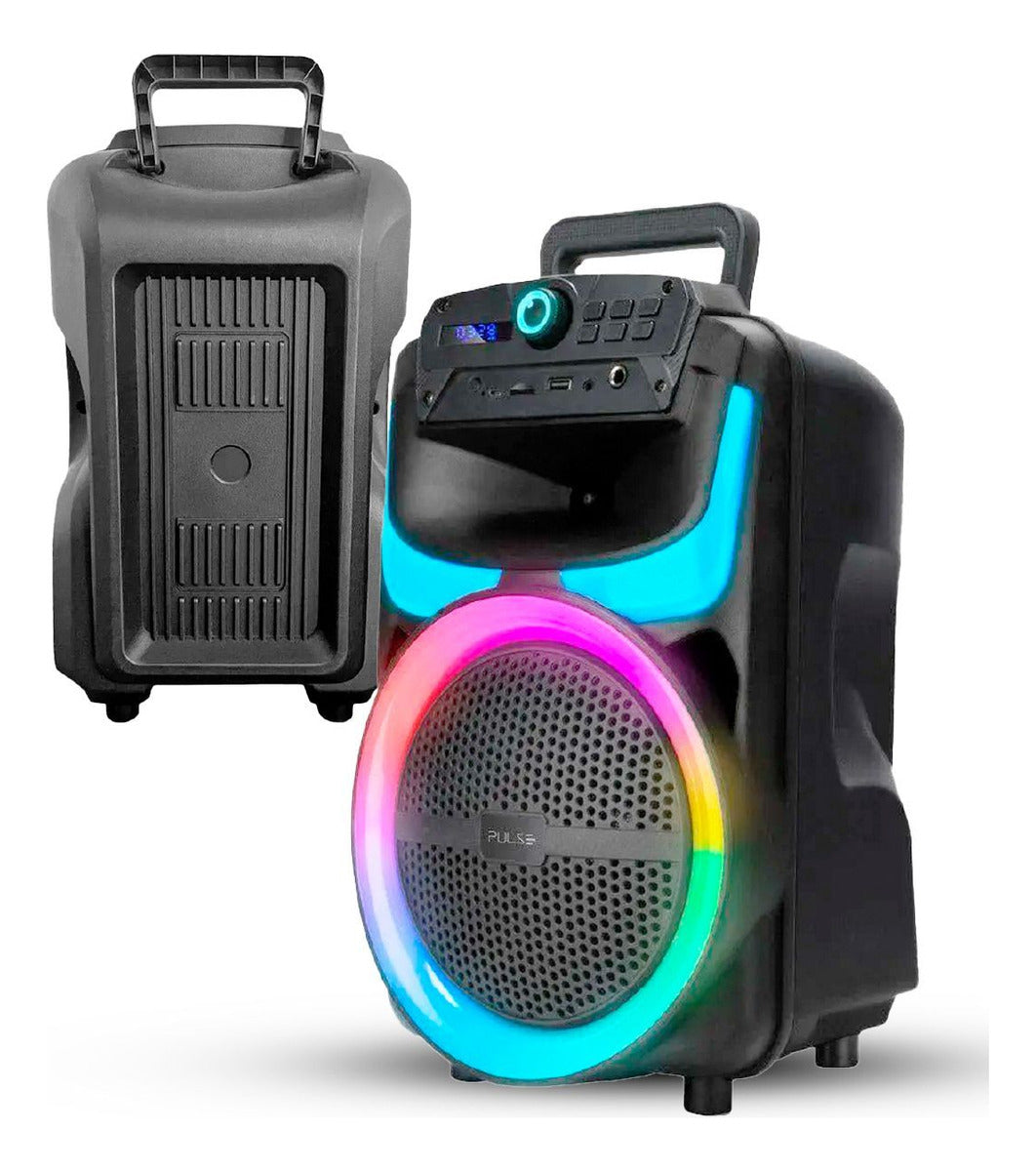 Caixa de Som Bluetooth Karaokê Pulse SP402E Gamer 250W RMS Cor Preto