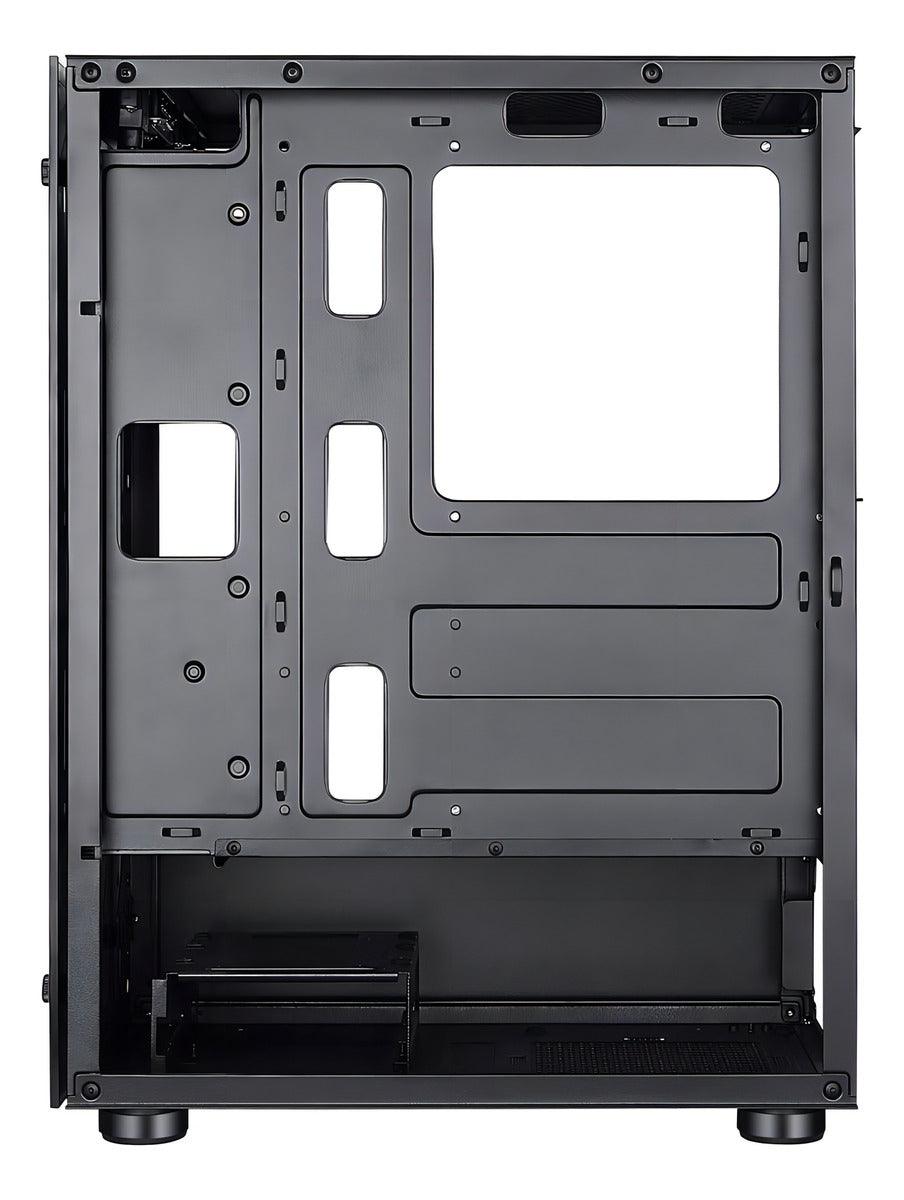 Gabinete Gamer | Rise Mode | Glass 06 Black | S/fan Cor Preto