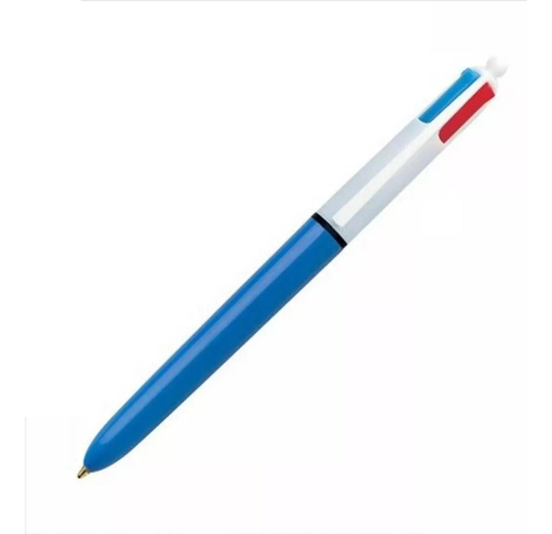 Bic 4 Cores Clássicas - Kit Com 12 Unidades