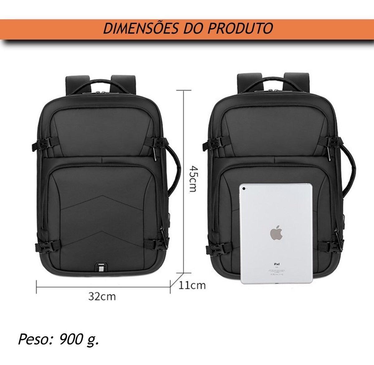 Lenovo Mochila impermeável Premium Notebook cor preto