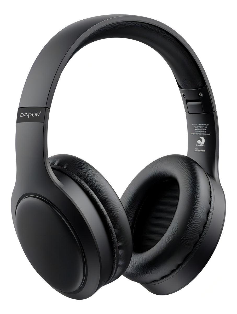Fone De Ouvido Headphone Dapon H02d Bluetooth 5.1 Com Microfone Cor Preto