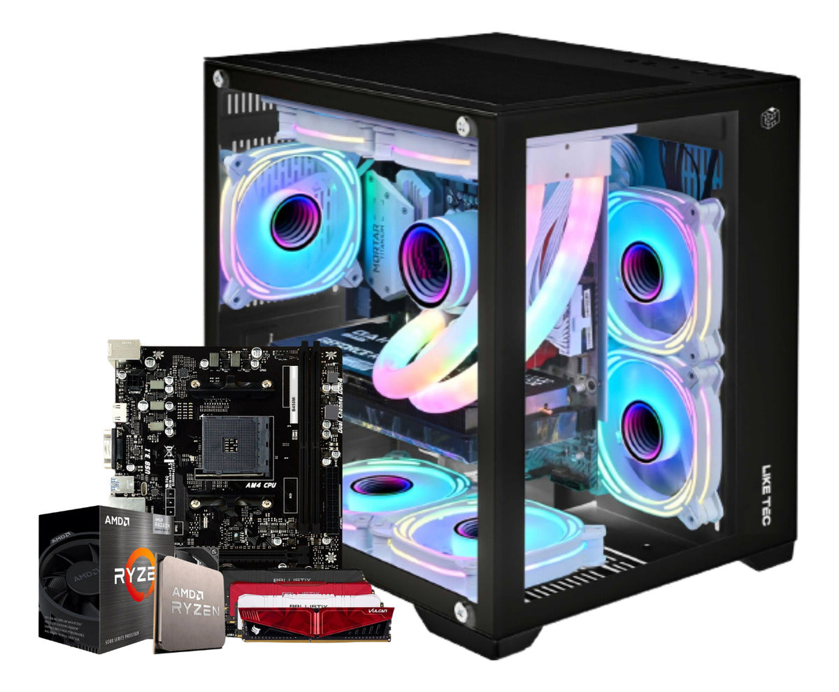 Pc Gamer Amd Ryzen 7 5700x 32gb Watercooler 1tb Rtx 4060 8gb