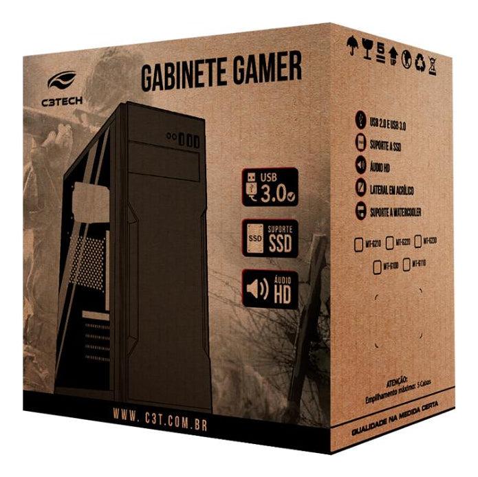 Gabinete Game Mt-g110bk Sem Fonte C3tech