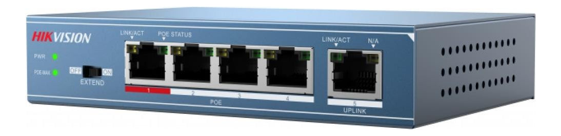 Switch Hikvision DS-3E0105P-E/M PPOE