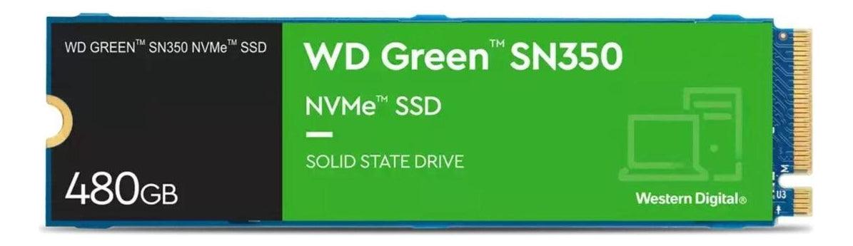Ssd Western Digital Wd Green Sn350 Wds480g2g0c 480gb Verde