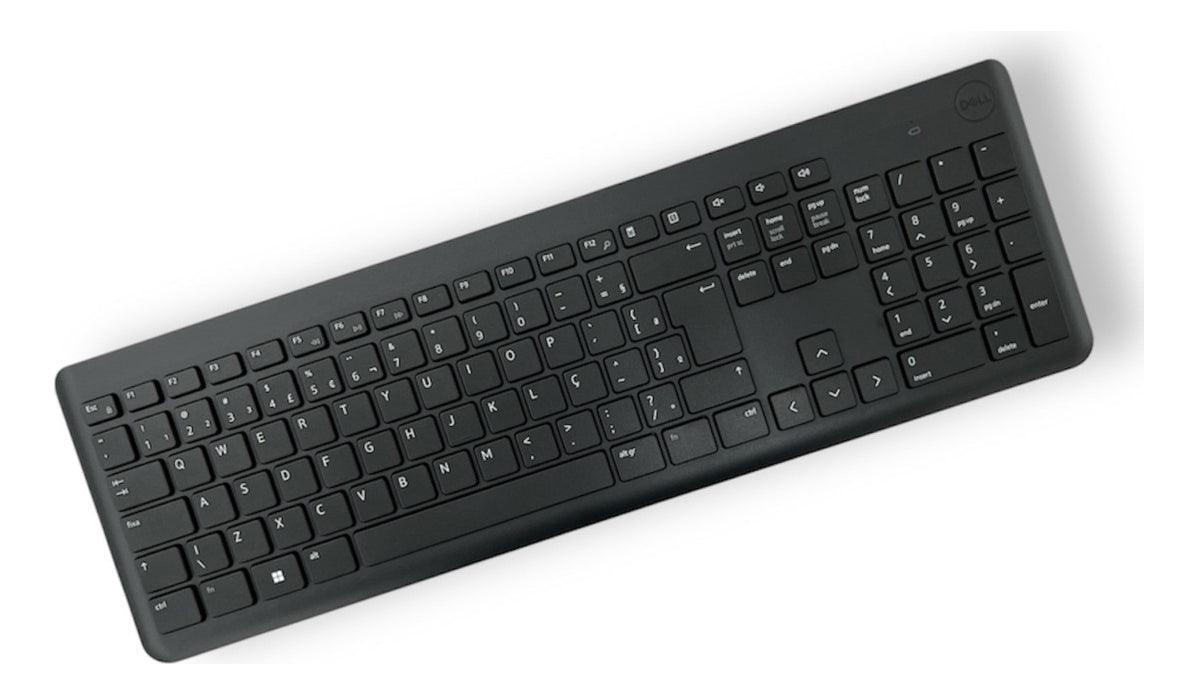 Kit Teclado Mouse Dell Sem Fio Km3322w Wireless Abnt2 Br Pt
