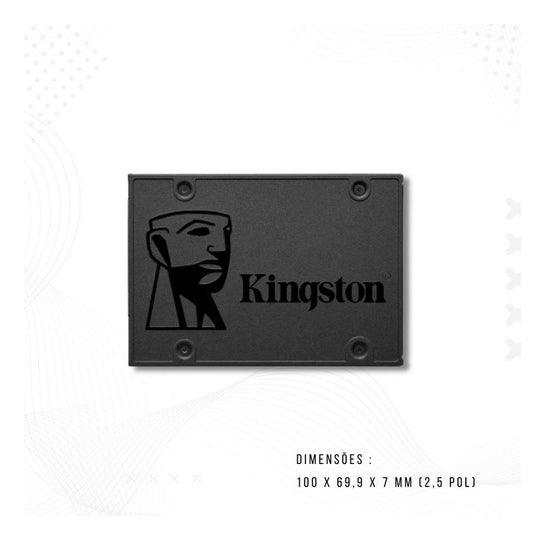 Disco Sólido Interno Kingston Suv400s37/240g 240gb Cor Preto