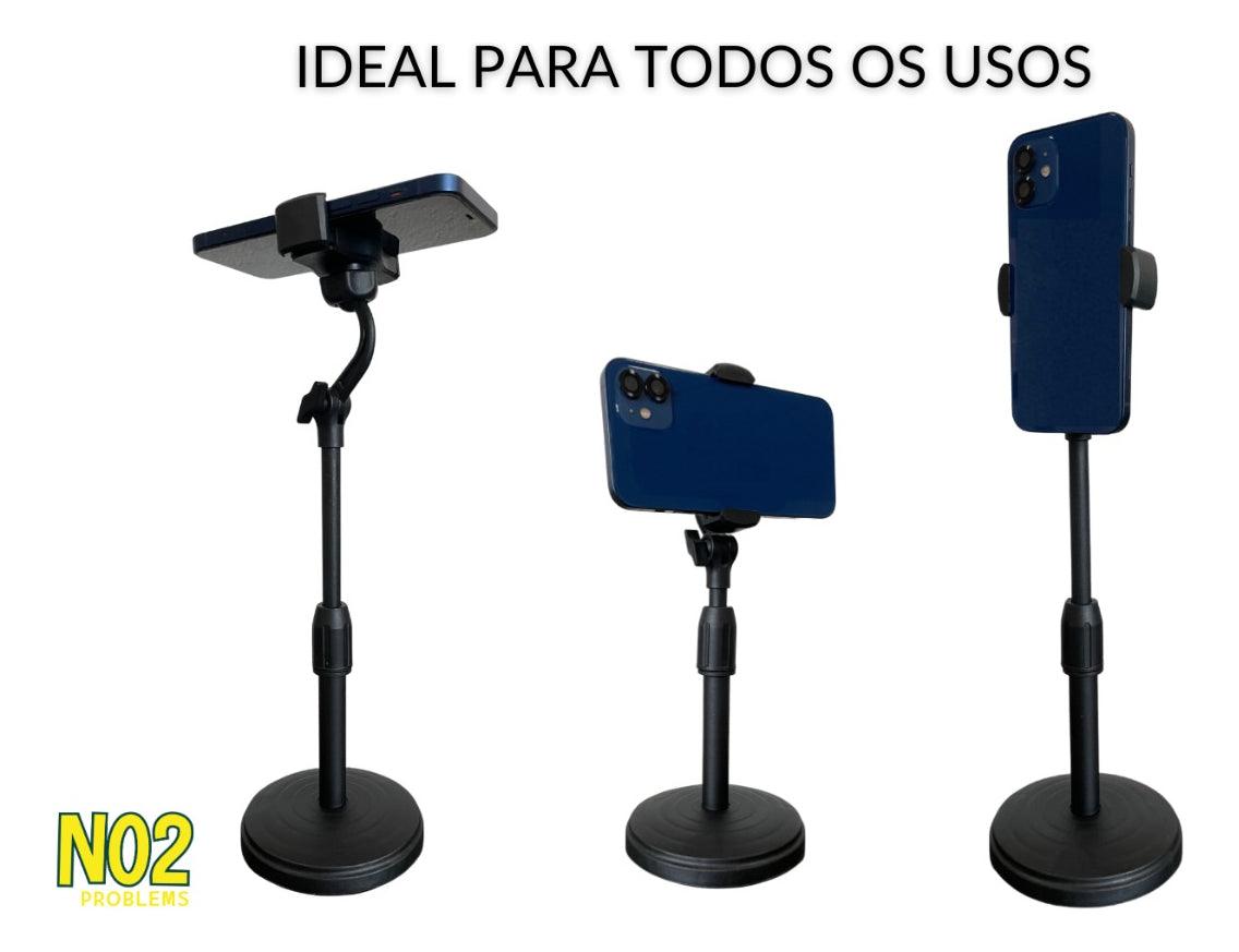 Suporte Tripé Celular Smartphone Mesa Portátil Selfie 360º