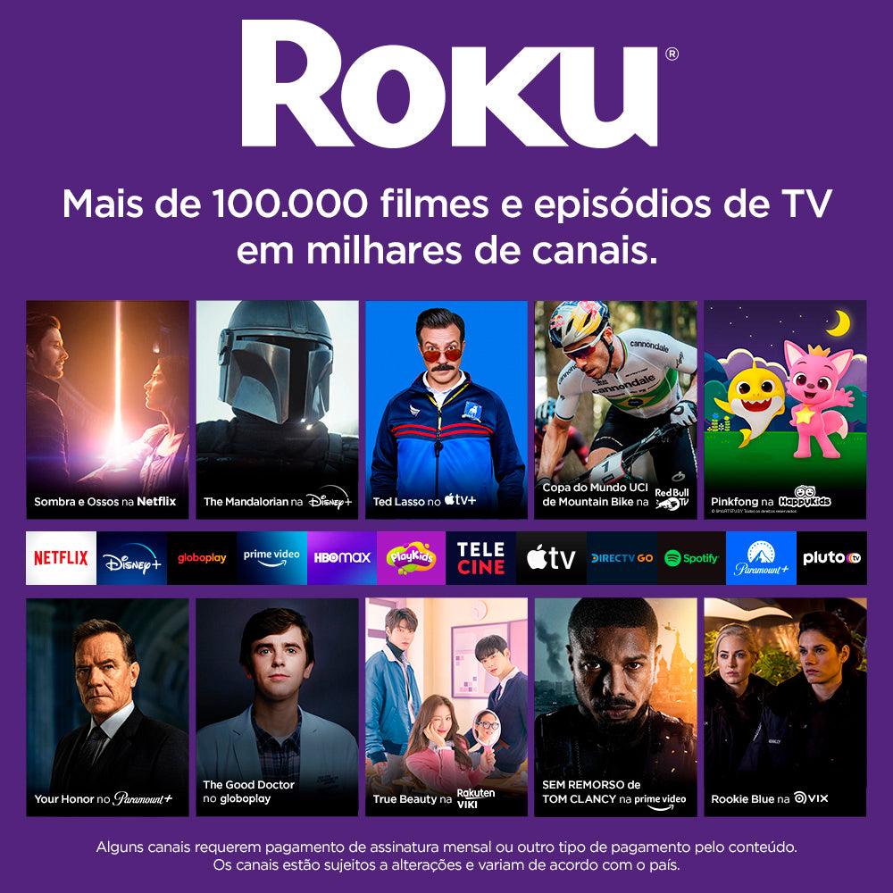 Roku Express 3960 padrão Full HD preto com 512MB de memória RAM