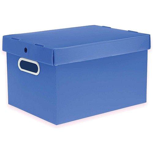 Caixa organizadora prontobox azul 560x365x300 xg - Polycart (unidade)