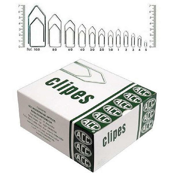 Clipe galvanizado aco 8/0 25 unidades - Acc (pct.c/10)