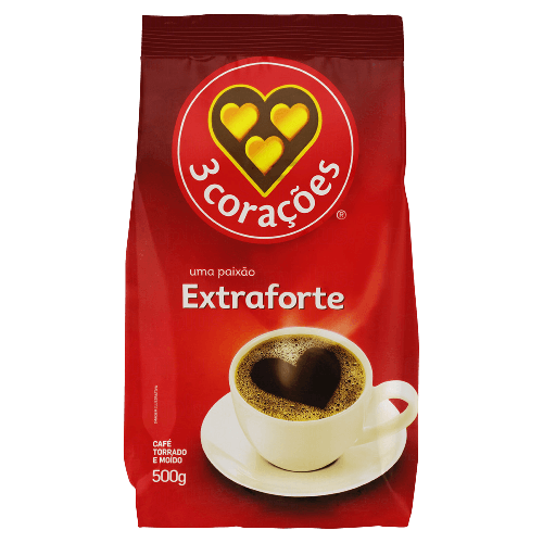 Café 3 Corações Extra Forte 500g